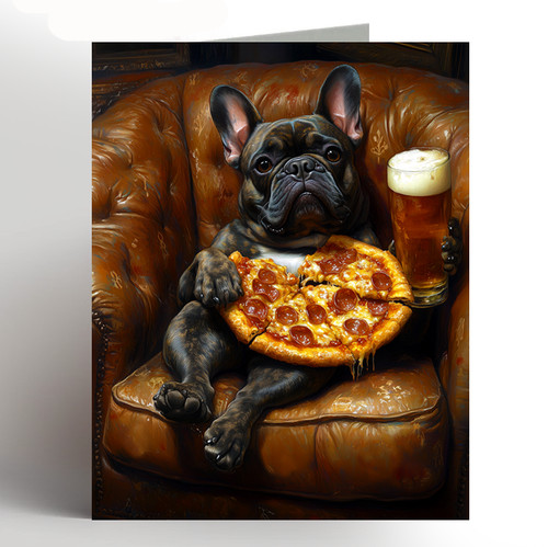 French bulldog birthday - french,