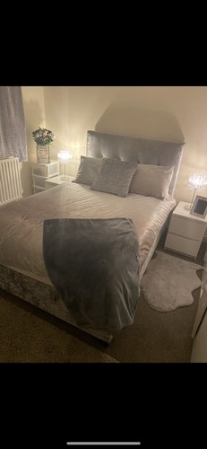 Double ottoman bed - double, frame