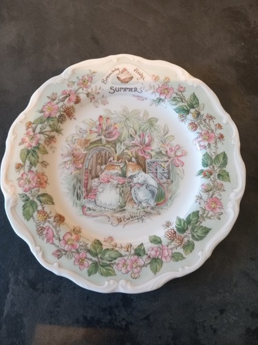 Vintage brambly hedge plate - plate, 8