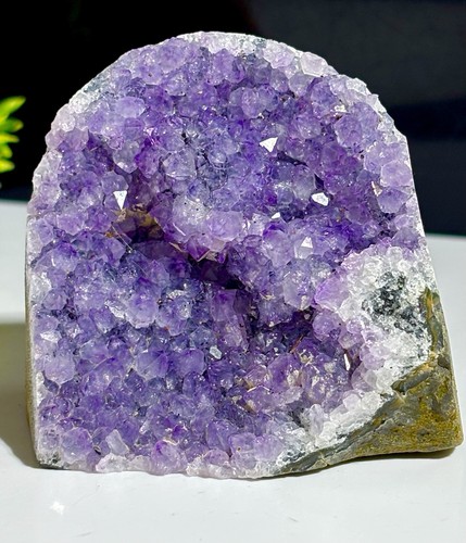 Large amethyst cluster crystal - amethyst,