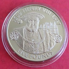 JERSEY 2009 HENRY VIII PROOF £5 CROWN