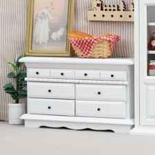 White Cabinet Dollhouses