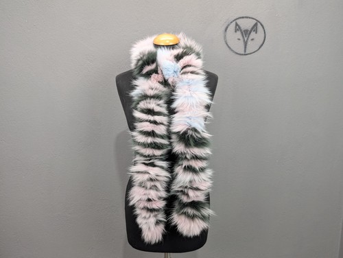 Fur fox scarf - fur, design