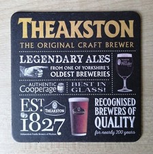 100 x NEW THEAKSTON BEERMATS COASTERS  Free Shipping UK