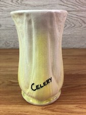 Ceramic Celery Vase White And