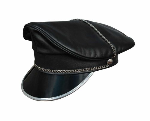 Genuine leather black army - leather,
