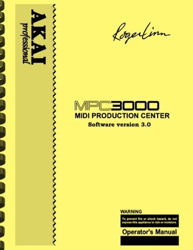 Akai mpc3000 version 0 - akai,