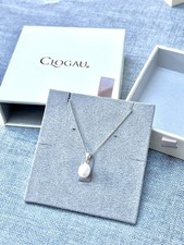 New CLOGAU Pendant Necklace BEACHCOMBER  PEARL Sterling Silver Welsh Rose Gold