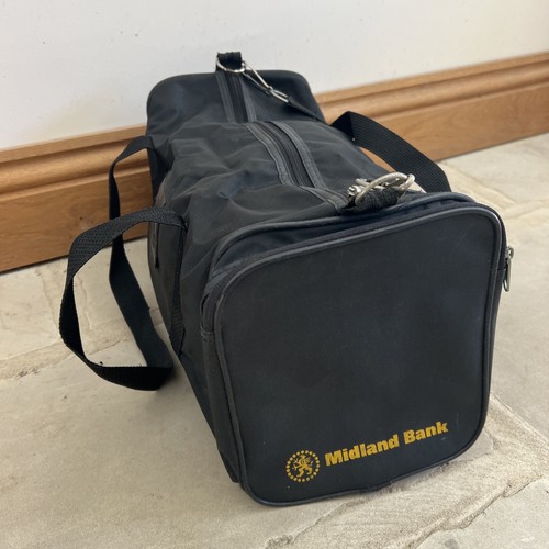 Vintage black midland bank - black,