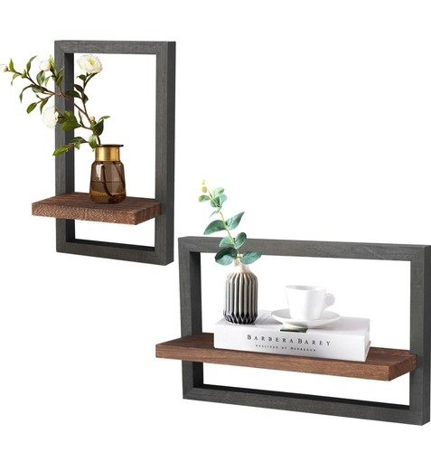 Floating wall shelves set - wall,