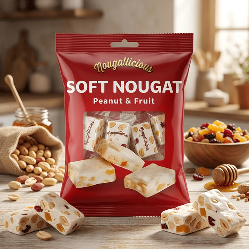 Nougatlicious peanut fruit - nougatlicious, &