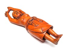 Japan Antique Netsuke woman