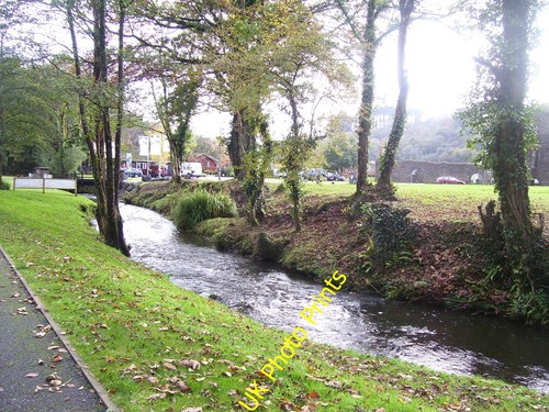 Photo 8x6 river caravan site - caravan,