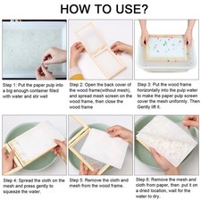 Paper making screen - paper,