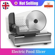 Electric Food Slicer Machine Multipurpose Bread Meat Cheese Slicer Efficient UK