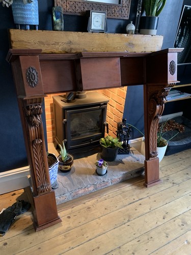 Solid mahogany surround - solid,