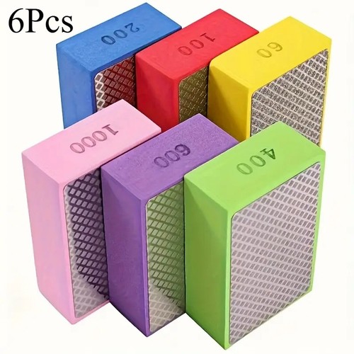 Diamond hand polishing pads - 6x,