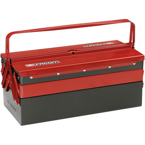 Facom toolbox steel - toolbox, red/black