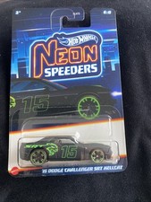 Hot Wheels 2024 Neon Speeders 15 Dodge Challenger SRT Hellcat