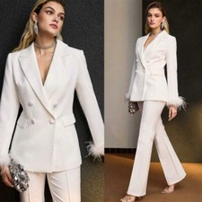 Women Fur Hem Long Sleeve