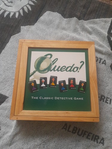 Vtg wooden cluedo - board, game