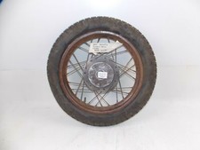 1953-1956 MV AGUSTA PULLMAN 125 15" REAR WHEEL HUB RIM SPOKE TIRE VINTAGE ITALY