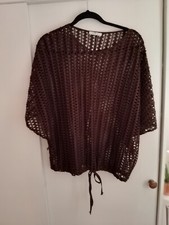 zara chocolate brown open