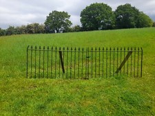 Wrought Iron Double/ Pair Drive Gates 12 Foot Wide With Hinges***