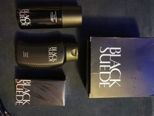 Black Suede Aftershave Set
