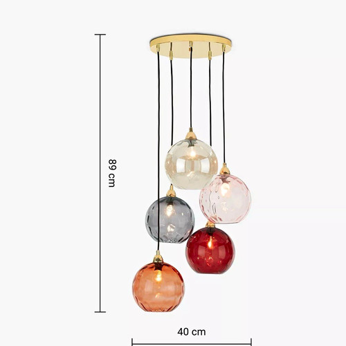 Light pendant ceiling - 5-light,