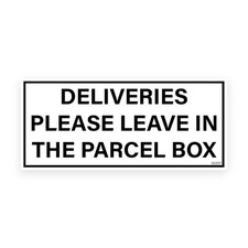 Deliveries Please Leave In The