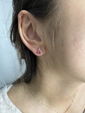 9ct yellow gold - gold, pink