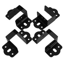  4 Pcs Bed Rail Brackets Heavy