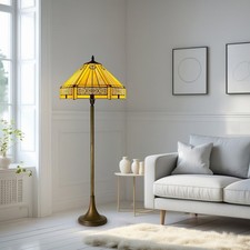 HexagonalTiffany Style Stained