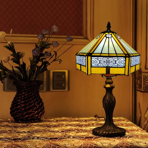 Yellow hexagon tiffany - hexagon,