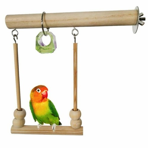 Bird swing wooden - bird,