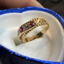Antique Paste Ring Stones And