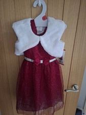 Red Sparkly Party Dress With