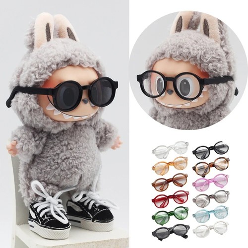 Labubu 5cm bjd glasses - glasses, clear