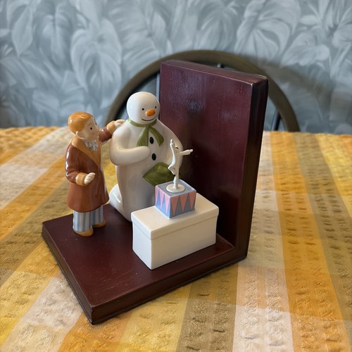 Coalport the snowman bookend - snowman,