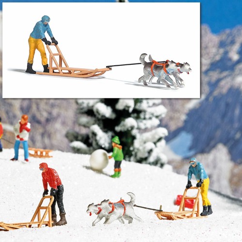 Dog sled gauge - dog, figures