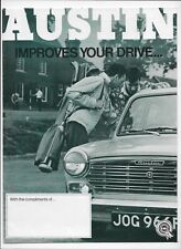 1968 Austin car brochure + price list: Mini, Mini-Cooper, 1300, A60, 1800 & A110