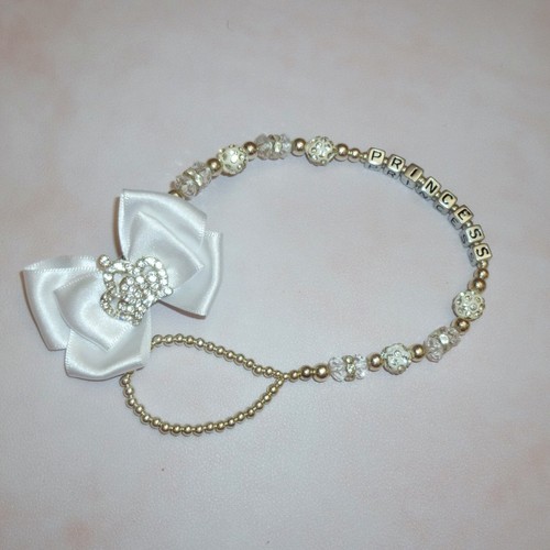 White silver princess crown - silver,