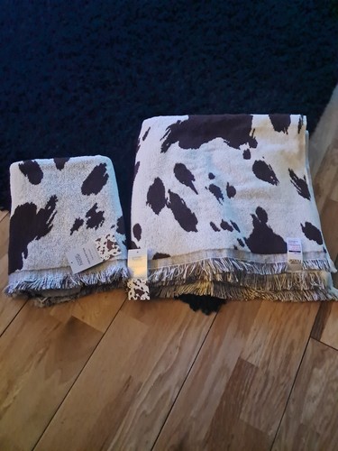 New cowhide print towels - ,