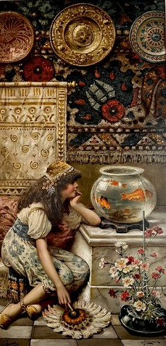 Antique the goldfish bowl - antique,