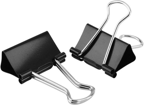 Large foldback binder clips - large,