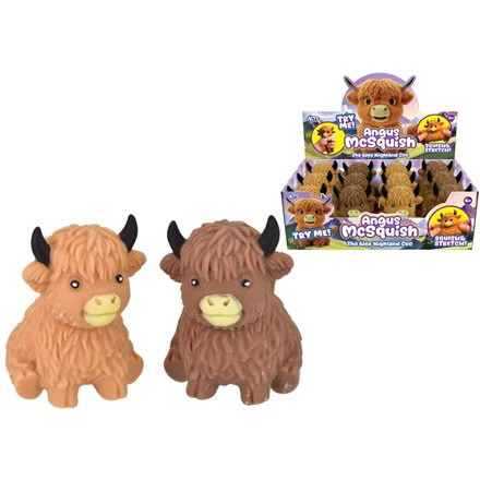 Squeezy sitting highland cow - squeezy,