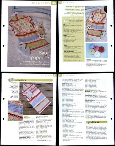 Baby papoose bits - &, pieces