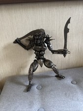 Bespoke Hand Crafted Metal Parts Steam Punk Predator Statue 30x29cm