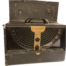 Vintage Zenith Long Distance Catalin Tube Carry Case Radio